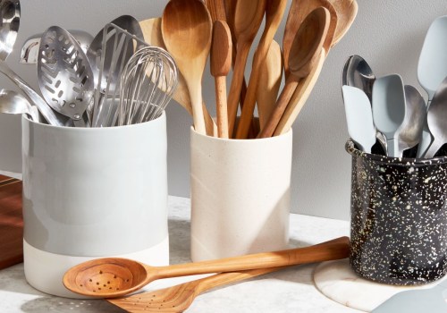 How do you store frequently used tools and utensils?